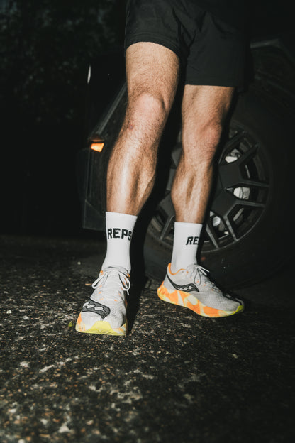 White Performance Socks